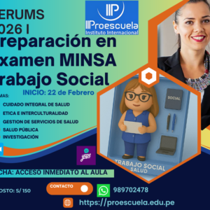 PREPARACION EXAMEN TRABAJO SOCIAL SERUMS 2026 MINSA